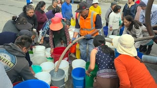 Arequipa: Miles de vecinos de Paucarpata sin agua potable desde hace 4 días (VIDEO)