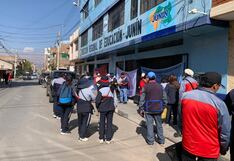 Trabajadores administrativos exigen a la DREJ que cumpla con el pago de bonos y otros compromisos