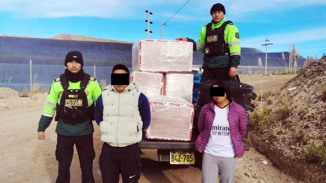 En la ruta La Arena-Huamachuco, en la provincia de Sánchez Carrión. (Foto: PNP)
