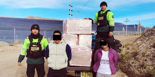 En la ruta La Arena-Huamachuco, en la provincia de Sánchez Carrión. (Foto: PNP)