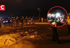 Desalojo en Chorrillos: persona se prende fuego durante enfrentamiento con PNP en playa Pescadores