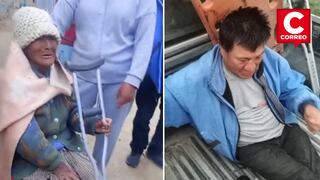 Huancayo: Intervienen a hombre acusado de agredir a su madre de 88 años en Chilca