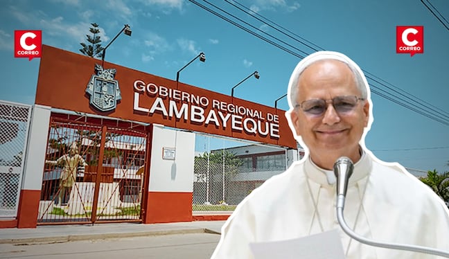 Gobernador de Lambayeque pide decreto de urgencia para agilizar obras por llegada del papa León XIV. Composición: Diario Correo.