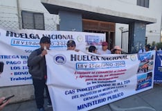 Trabajadores CAS del Ministerio Público acatan huelga de 48 horas en Arequipa