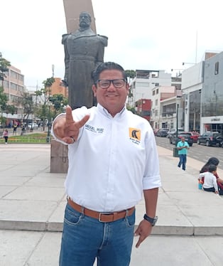 Miguel Alberto Ruiz Llanco destaca que consiguió su primera gerencia a los 26 años. (Foto: Adrian Apaza)