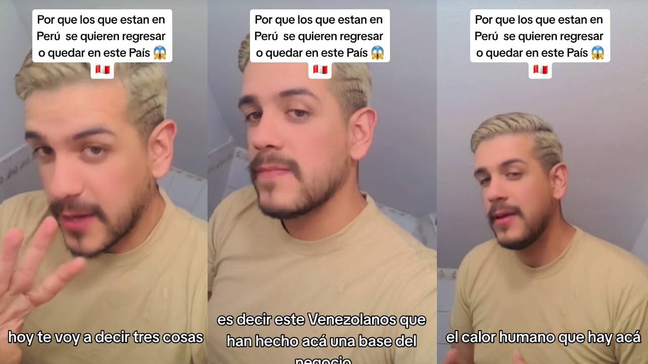 Venezolano cuenta razones por los cuales los extranjeros no se van de Perú. (Foto: composición EC)