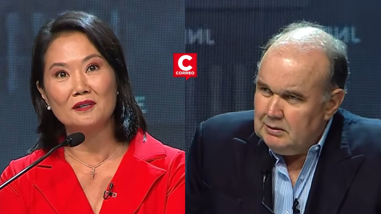 La candidata de Fuerza Popular evitó confrontar directamente al postulante de Renovación Popular y expresó que no buscaría enfrentarlo durante el bloque educativo. (Imágenes del JNE/Composición Correo)