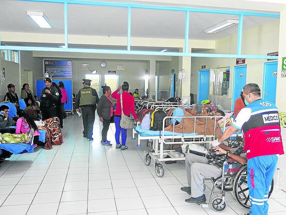 Mayoría de heridos fue trasladada al hospital Hipólito Unanue de Tacna. (Foto: Difusión)