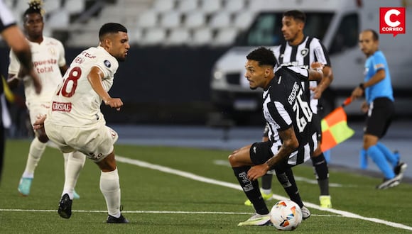 Universitario cayó 3-1 frente a Botafogo en Brasil por la Copa Libertadores 2024