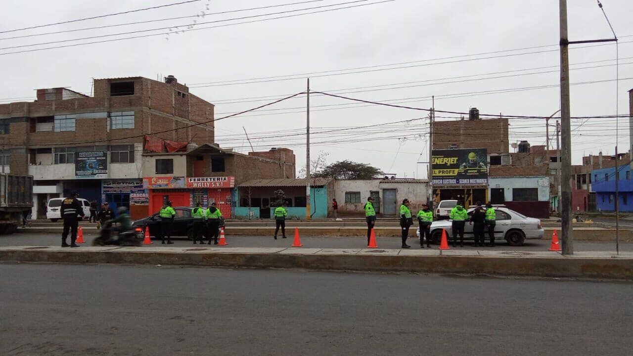 Operativo se realizó en cinco puntos estratégicos de Trujillo. (Foto: PNP)