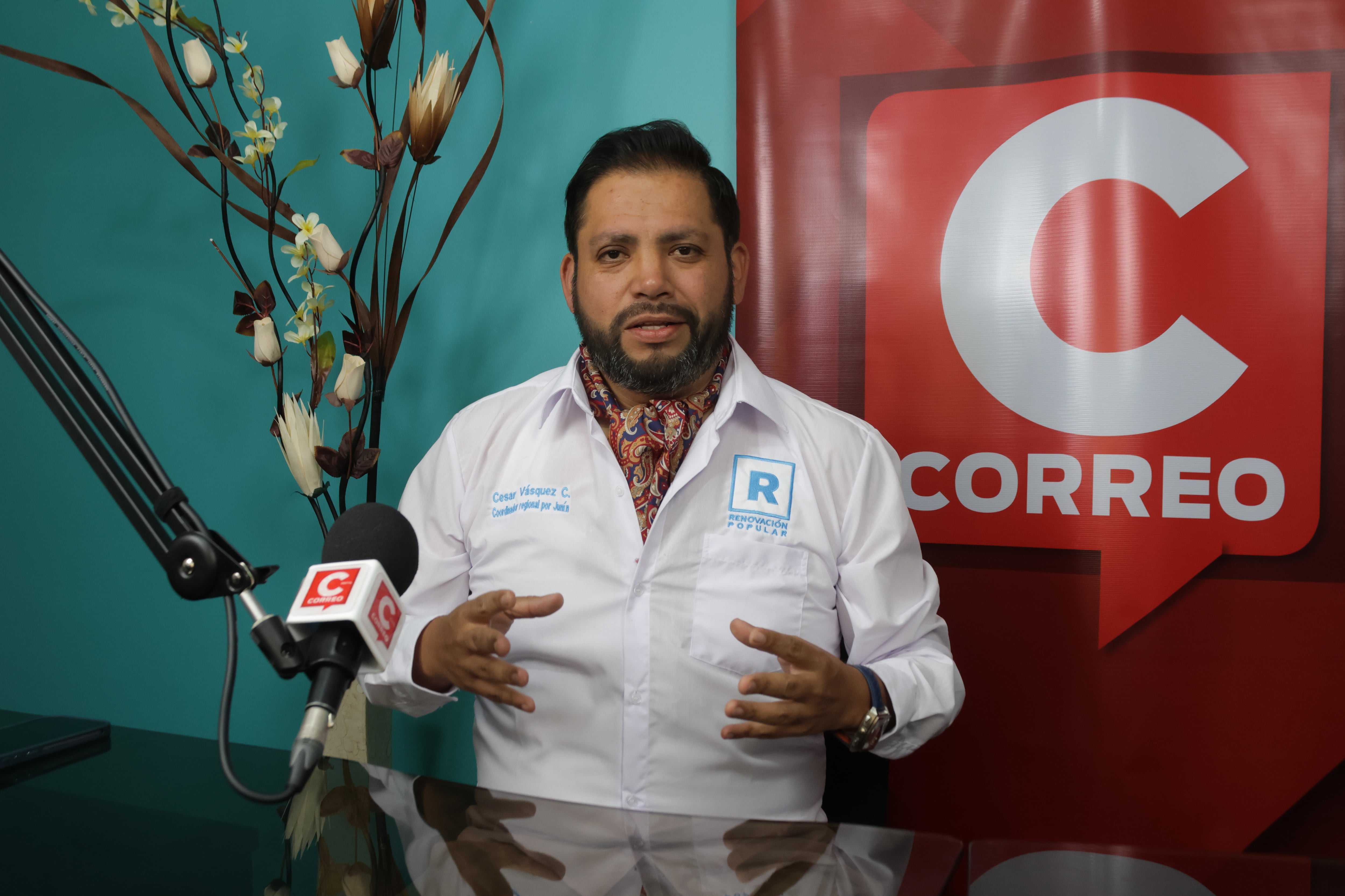 César Vásquez Caicedo #1 - Renovación Popular /Foto: Adrián Zorrilla