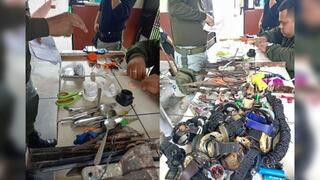 Decomisan droga y armas cortantes en penal de Trujillo