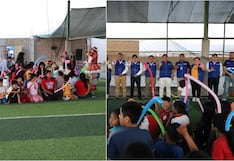 Ica: comparten la alegría navideña con niños de La Tinguiña