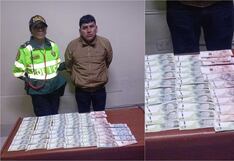 Atrapan a sujeto con más de 60 billetes falsos en centro de Chincha