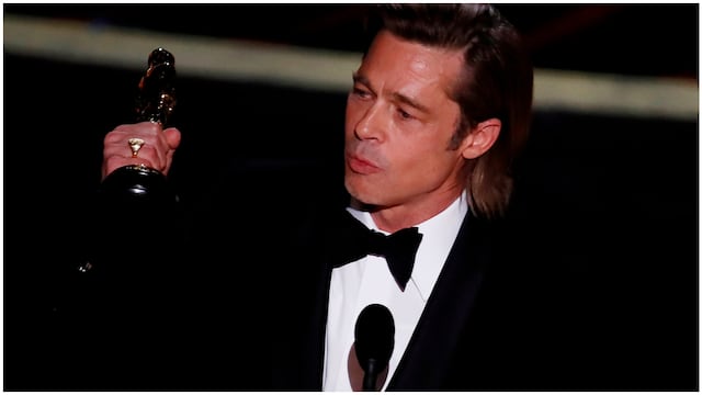Brad Pitt gana el Oscar al mejor actor de reparto por “Once Upon a Time... in Hollywood”