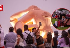 Cientos de parejas celebran San Valentín en parques de Miraflores y Barranco (FOTOS)