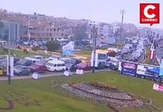 Congestión vehicular en accesos al nuevo aeropuerto Jorge Chávez en su segundo día de operaciones