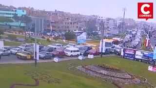 Congestión vehicular en accesos al nuevo aeropuerto Jorge Chávez en su segundo día de operaciones