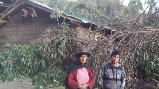 Fuertes vientos afectan a viviendas en Churcampa - Huancavelica