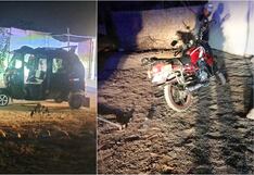 Chincha: delincuentes abandonan motocicleta robada para escapar