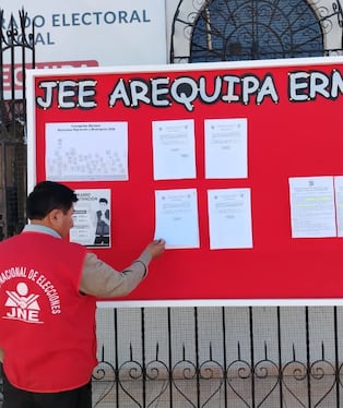 Arequipa: 65 candidatos en proceso de exclusión por omitir sentencias de peculado, asistencia familiar. (Foto: Álvaro Figueroa/@photo.gec)