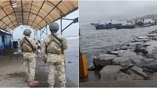 Fuerte oleaje en Pisco ocasiona el cierre total de caletas y del puerto