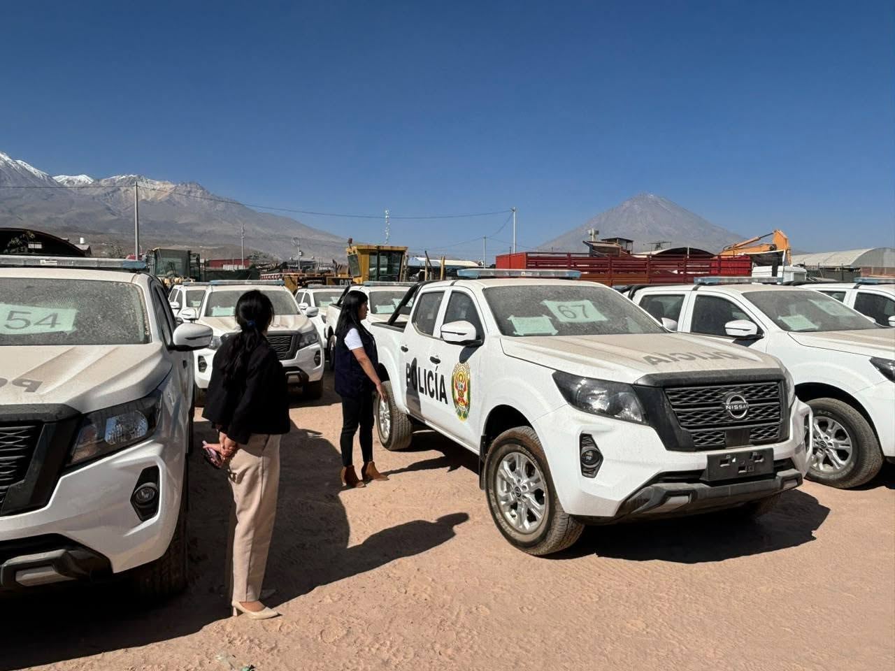 Arequipa: 100 patrulleros adquiridos por la Región se empolvan en la intemperie
