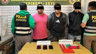 La Libertad: Hombres que cayeron con dinamitas son enviados al penal El Milagro