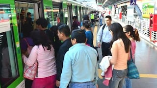 Fallas técnicas paralizan tramo de la Línea 1 del Metro de Lima en plena hora punta