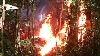 Incautan 100 kilos de droga y destruye insumos químicos en operación fronteriza en Huánuco