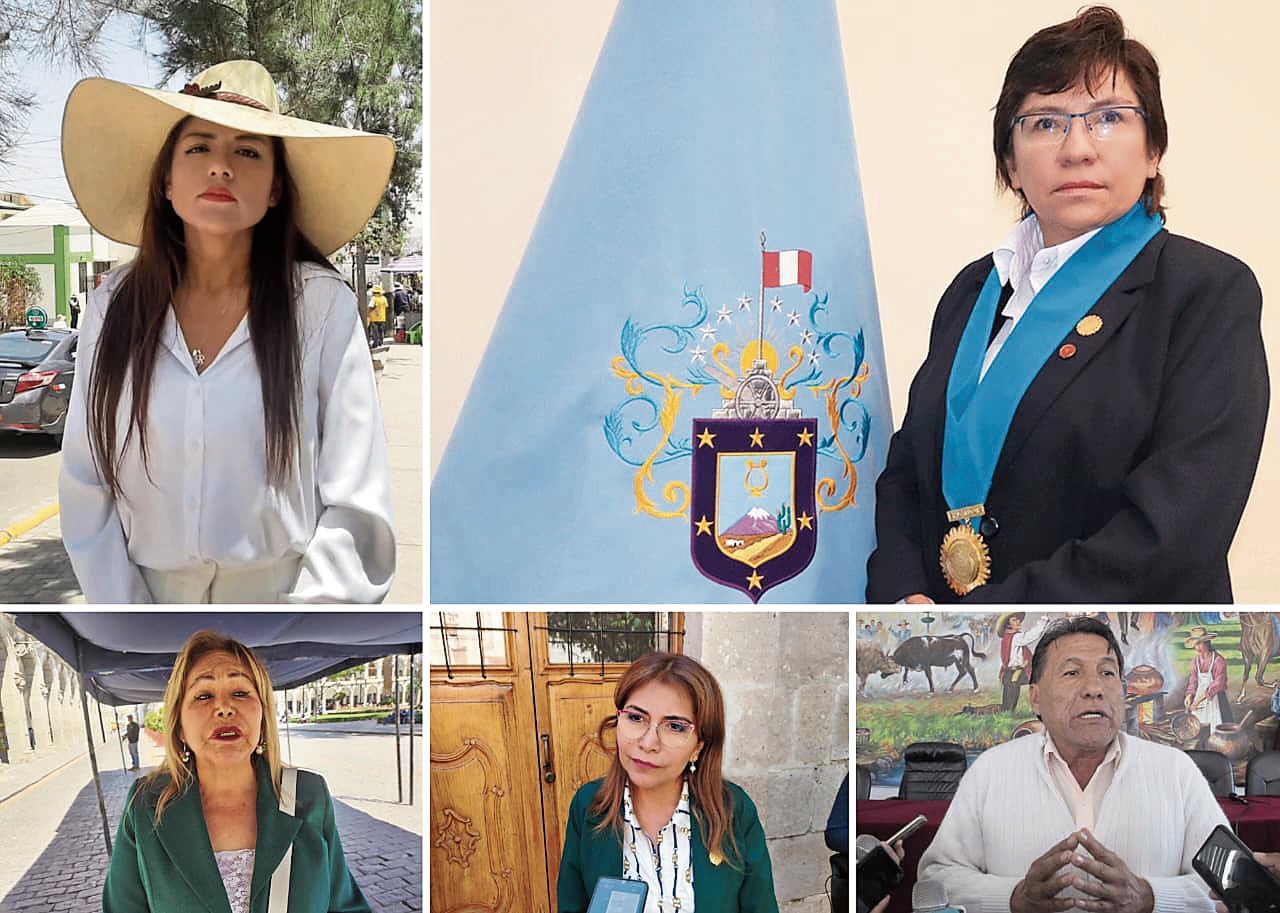 Autoridades de Arequipa con licencia sin goce de haber desde hoy (Foto: Composición)