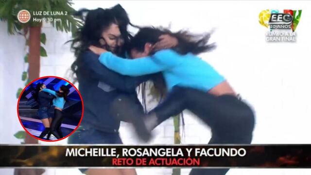 Michelle y Rosángela se descontrolaron en reto actoral: “Hay cuatro pelos en las uñas de cada una” (VIDEO)