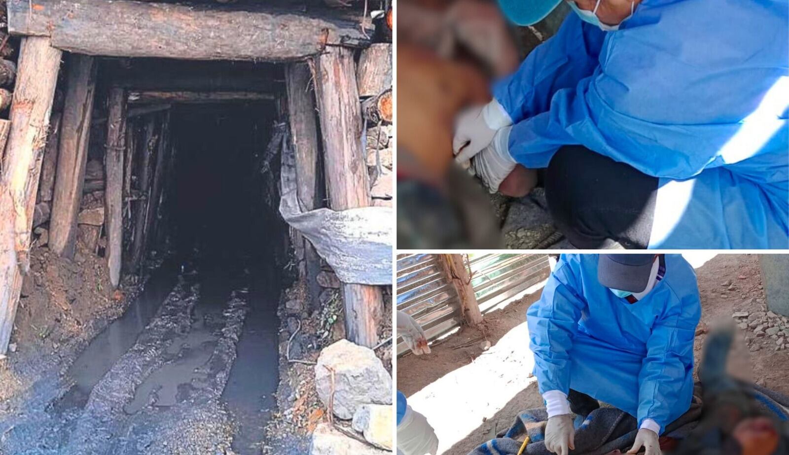 Dos trabajadores fueron hallados sin vida dentro de socavón en Coyllurqui