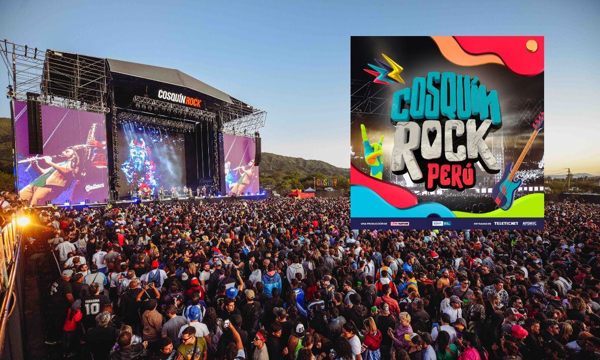 Cosquín Rock vuelve al Perú.