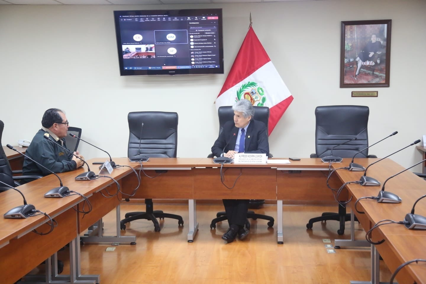 Comisión Especial Multipartidaria de Seguridad Ciudadana. Foto: Congreso.