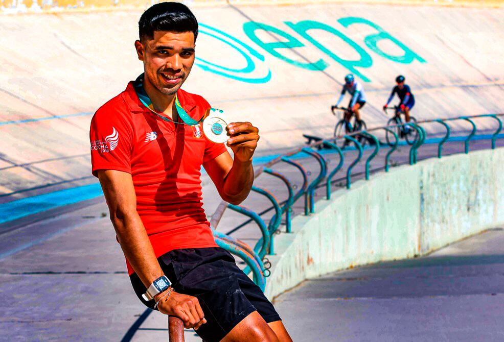 Ciclista Hugo Ruiz, campeón Panamericano quiere dejar en alto el nombre del Perú.