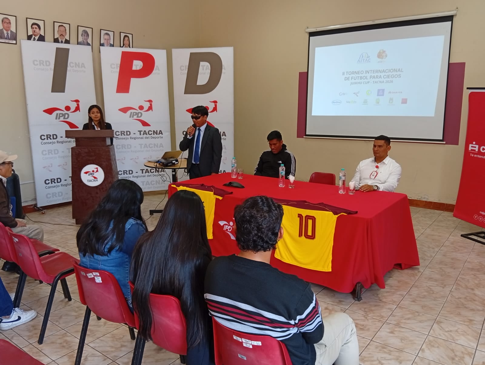 En conferencia en el complejo deportivo Los Granados detallaron evento. (Foto: Adrian Apaza)