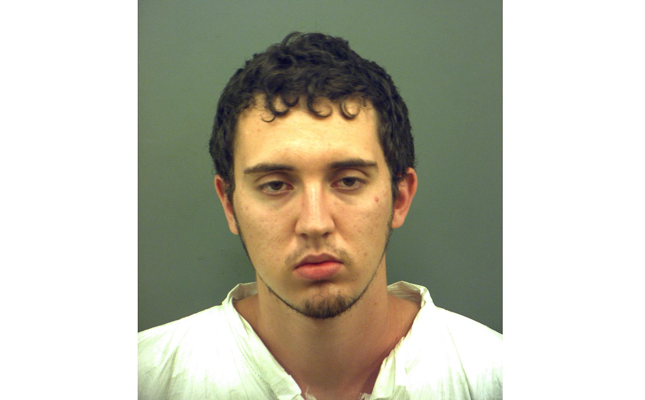 El sospechoso de tiroteo Patrick Crusius. Crusius, de 24 años, un nacionalista blanco que disparó y mató a 23 personas en un supermercado en la ciudad de El Paso, de mayoría hispana, en Texas en 2019. (Foto por HO / Departamento de Policía de El Paso / AFP)