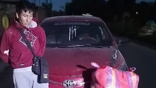 Ayacucho: chofer se pone nervioso y la policía descubre cargamento de marihuana en su auto