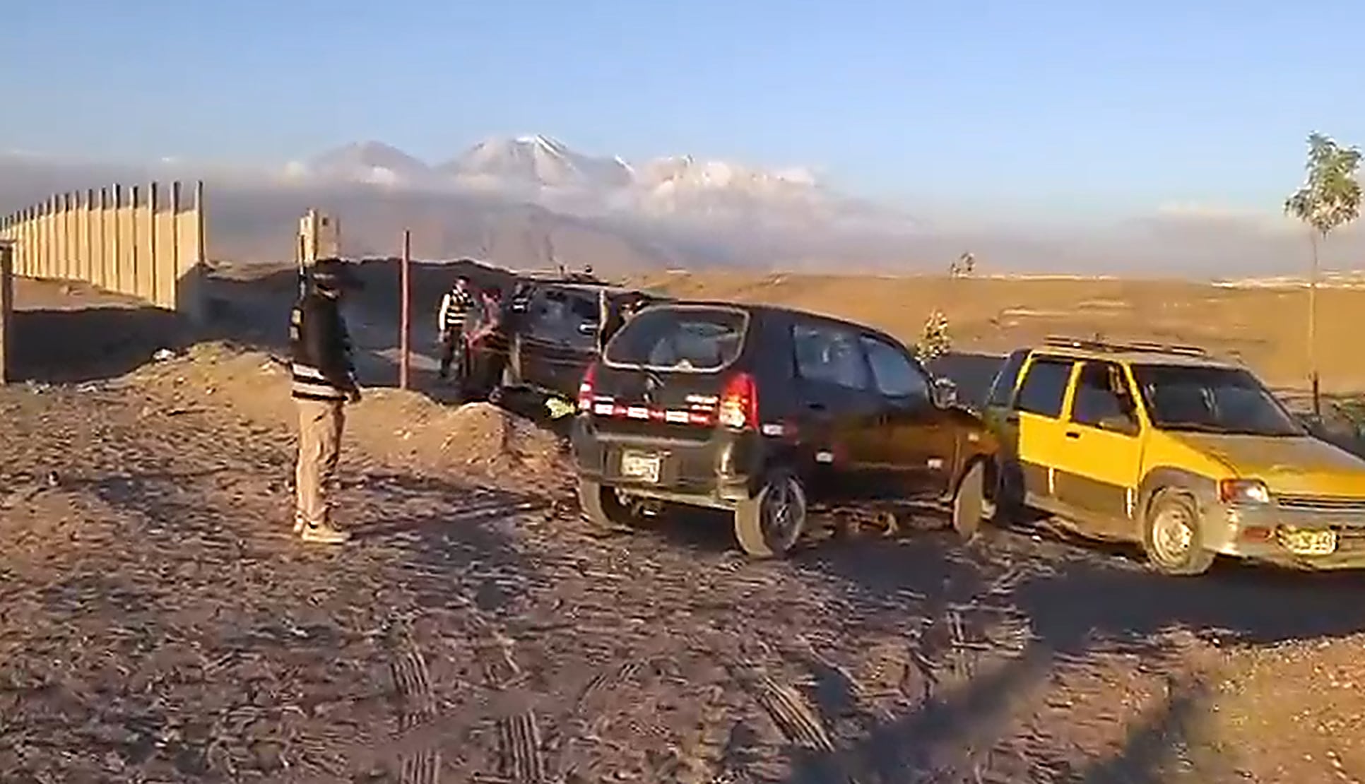 Capturan a cinco presuntos invasores en terrenos de Uchumayo, Arequipa