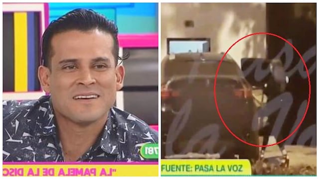 Christian Domínguez responde por nuevo video donde aparece con una mujer dentro de su auto (VIDEO)