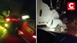 Accidente en túnel Río Blanco deja dos fallecidos y un herido en la Carretera Central