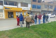 Presunto ladrón es capturado y castigado por vecinos tras robo en tienda “Mass” en Huancayo
