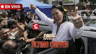 ONPE al 74.116 %: Keiko Fujimori sigue liderando con 16.904% de votos válidos