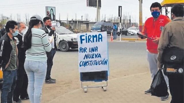 La Libertad: Perú Libre sale a las calles por referéndum