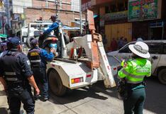 Municipalidad de Huancayo libera vías y sanciona a ocho vehículos por infracciones de tránsito
