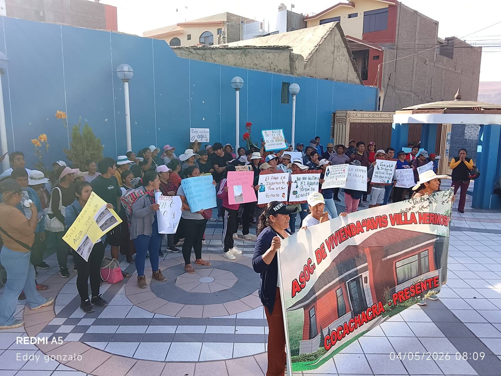 Pobladores protestan en Cocachacra por alza en tarifa de agua