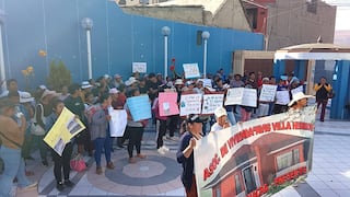 Pobladores protestan en Cocachacra por alza en tarifa de agua