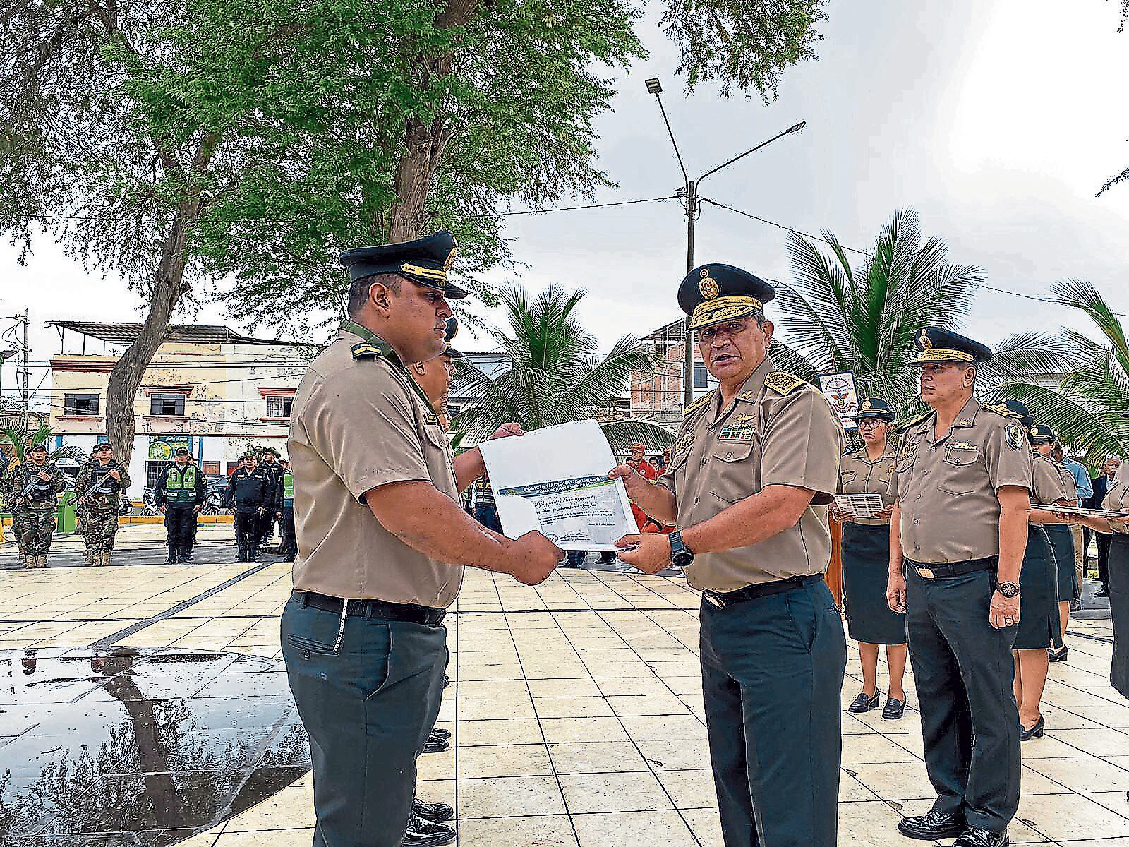 Oficial anuncia el arribo a Piura de un contingente de Inteligencia e Investigación para que apoye en zonas de intensa actividad delictiva.