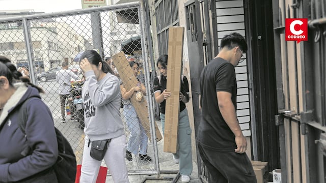 No solo hay caos, también acumulación de basura.